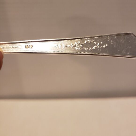 Set 6 Salad/Dessert Forks 1847 Rogers Ancestral 1924 Vintage Silverplate - Picture 8 of 11